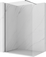 Mexen Kioto-P ścianka prysznicowa Walk-in 80 x 200 cm, transparent 8 mm, gun metal - 800-080-101-95-00-P