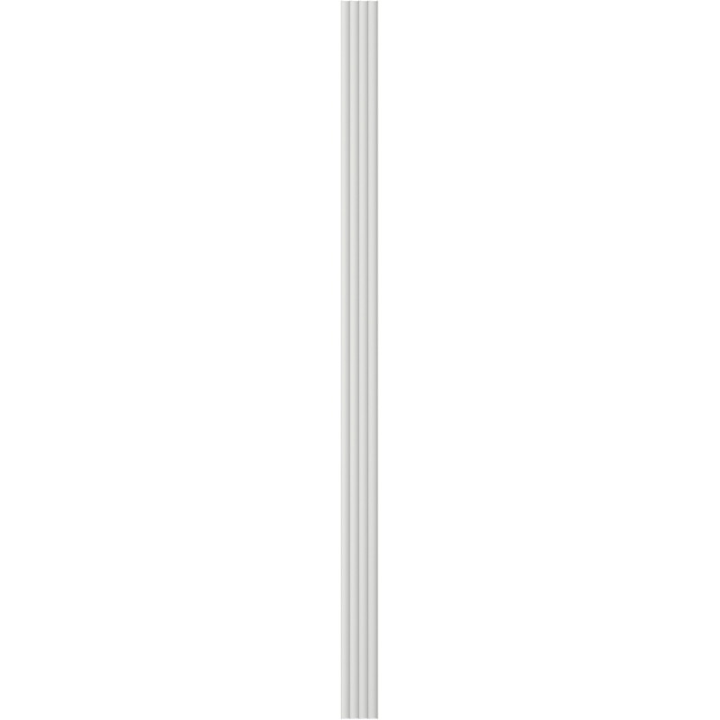 Mexen Strio 01 lamele ścienne ryflowane 280 x 14,5 cm (2szt), jasny szary - S120-280-01-305