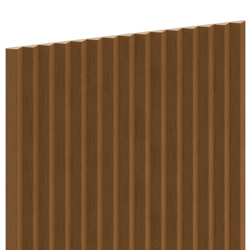 Mexen Ovalo 01 próbka lameli ściennych ryflowanych elastycznych, fornir techniczny, Dąb Natural - S130-01-042-S
