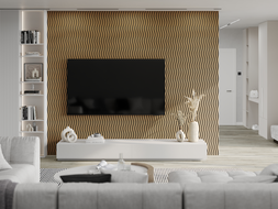 Mexen Lam-SF 01 lamele ścienne akustyczne 280 x 30 cm, filc 9 mm, fornir techniczny, Dąb Classic - S106-280-01-041