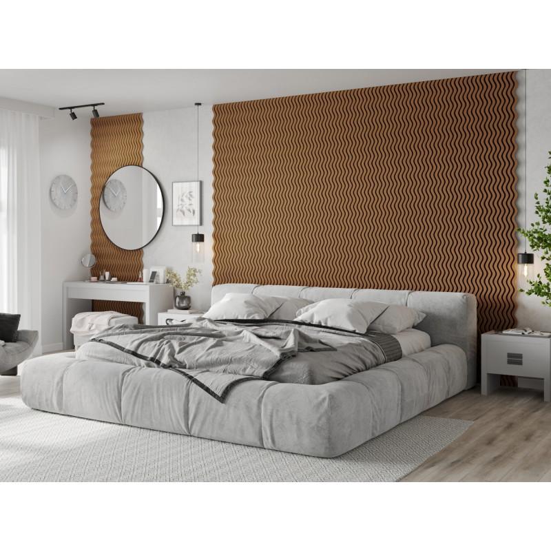 Mexen Lam-SF 02 próbka lameli ściennych akustycznych, filc 9 mm, fornir techniczny, Dąb Natural - S106-02-042-S