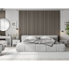 Mexen Lam-F Slim 01 próbka lameli ściennych akustycznych, filc 9 mm, fornir techniczny, Szary Dąb - S107-043-S