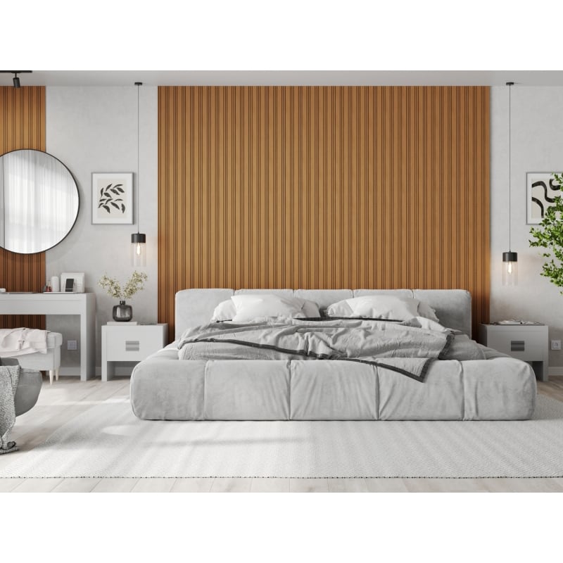 Mexen Lam-F Nano 01 próbka lameli ściennych akustycznych, filc 5 mm, fornir techniczny, Dąb Natural - S108-280-01-042