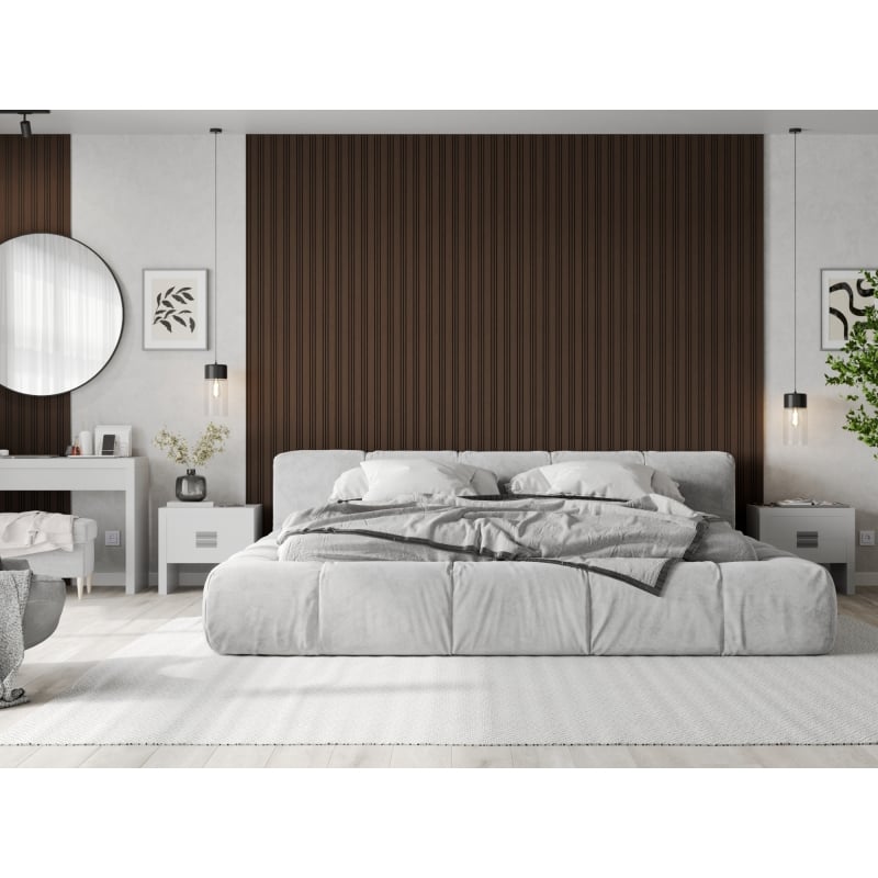 Mexen Lam-F Nano 01 próbka lameli ściennych akustycznych, filc 5 mm, fornir techniczny, Dąb Mocca - S108-045-S