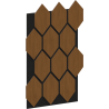 Mexen Form 01 próbka panelu ściennego akustycznego, filc 9 mm, fornir techniczny, Dąb Natural - S111-01-042-S