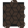 Mexen Form 02 próbka panelu ściennego akustycznego, filc 9 mm, fornir techniczny, Dąb Mocca - S111-02-045-S