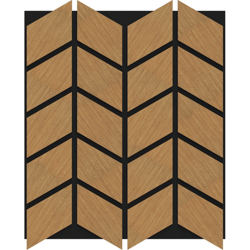 Mexen Form 03 próbka panelu ściennego akustycznego, filc 9 mm, fornir techniczny, Dąb Classic - S111-03-041-S
