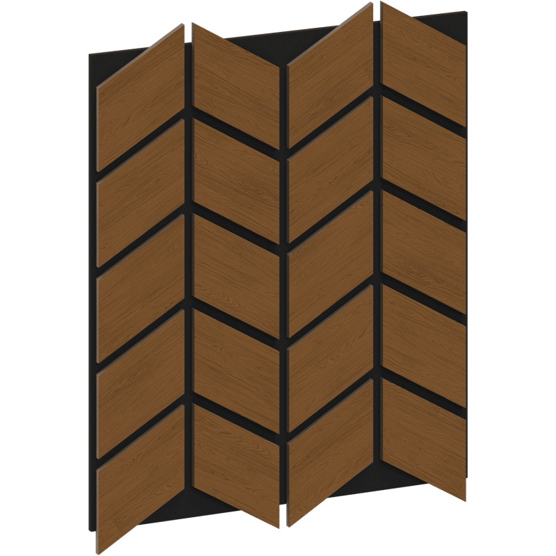 Mexen Form 03 próbka panelu ściennego akustycznego, filc 9 mm, fornir techniczny, Dąb Natural - S111-03-042-S