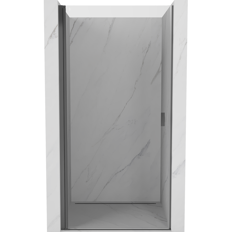 Mexen Mist-B drzwi prysznicowe uchylne 70 cm, transparent, gun metal - 8A2-070-000-95-00