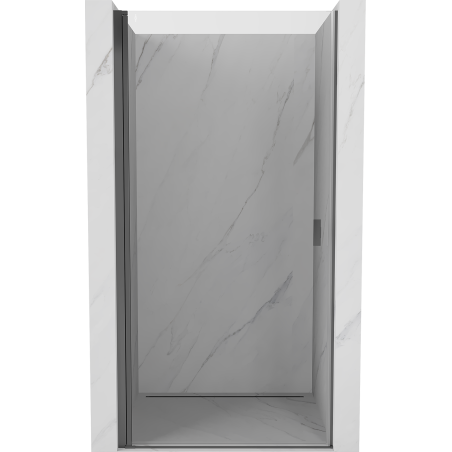 Mexen Mist-B drzwi prysznicowe uchylne 80 cm, transparent, gun metal - 8A2-080-000-95-00