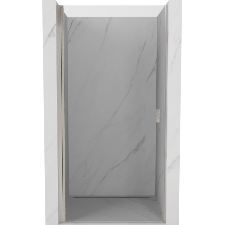 Mexen Mist-B drzwi prysznicowe uchylne 90 cm, transparent, nikiel szczotkowany - 8A2-090-000-97-00