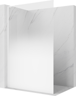 Mexen Kioto L ścianka prysznicowa Walk-in 80 x 200 cm, ombre biała 8 mm, biała - 800-080-103-20-86