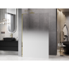 Mexen Kioto L ścianka prysznicowa Walk-in 90 x 200 cm, ombre biała 8 mm, złota - 800-090-103-50-86