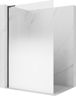 Mexen Kioto L ścianka prysznicowa Walk-in 80 x 200 cm, ombre biała 8 mm, czarna - 800-080-103-70-86