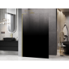 Mexen Kioto L ścianka prysznicowa Walk-in 90 x 200 cm, ombre czarna 8 mm, złota szczotkowana - 800-090-103-55-76
