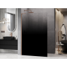 Mexen Kioto L ścianka prysznicowa Walk-in 100 x 200 cm, ombre czarna 8 mm, miedź szczotkowana - 800-100-103-65-76