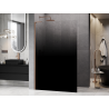 Mexen Kioto L ścianka prysznicowa Walk-in 100 x 200 cm, ombre czarna 8 mm, miedź szczotkowana - 800-100-103-65-76
