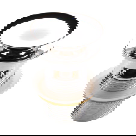 Deante click-clack korek umywalkowy z przelewem, chrom -  NHC 010B