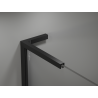 Mexen Kioto L ścianka prysznicowa Walk-in 100 x 200 cm, ombre czarna 8 mm, czarna - 800-100-103-70-76