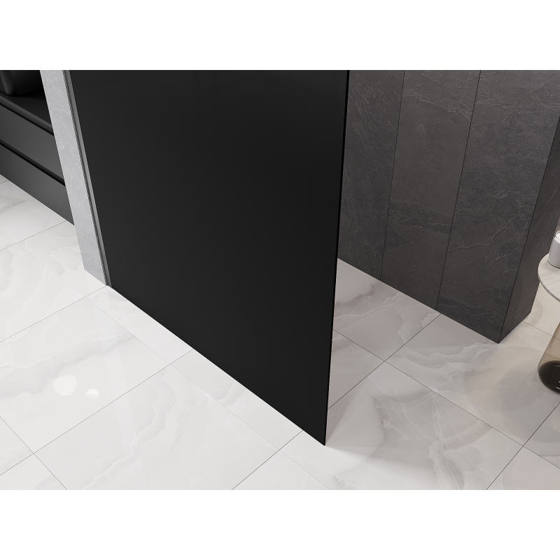 Mexen Kioto L ścianka prysznicowa Walk-in 70 x 200 cm, ombre czarna 8 mm, gun metal - 800-070-103-95-76
