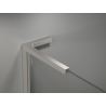 Mexen Kioto L ścianka prysznicowa Walk-in 100 x 200 cm, ombre czarna 8 mm, nikiel szczotkowany - 800-100-103-97-76
