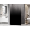 Mexen Kioto L ścianka prysznicowa Walk-in 120 x 200 cm, ombre czarna 8 mm, nikiel szczotkowany - 800-120-103-97-76