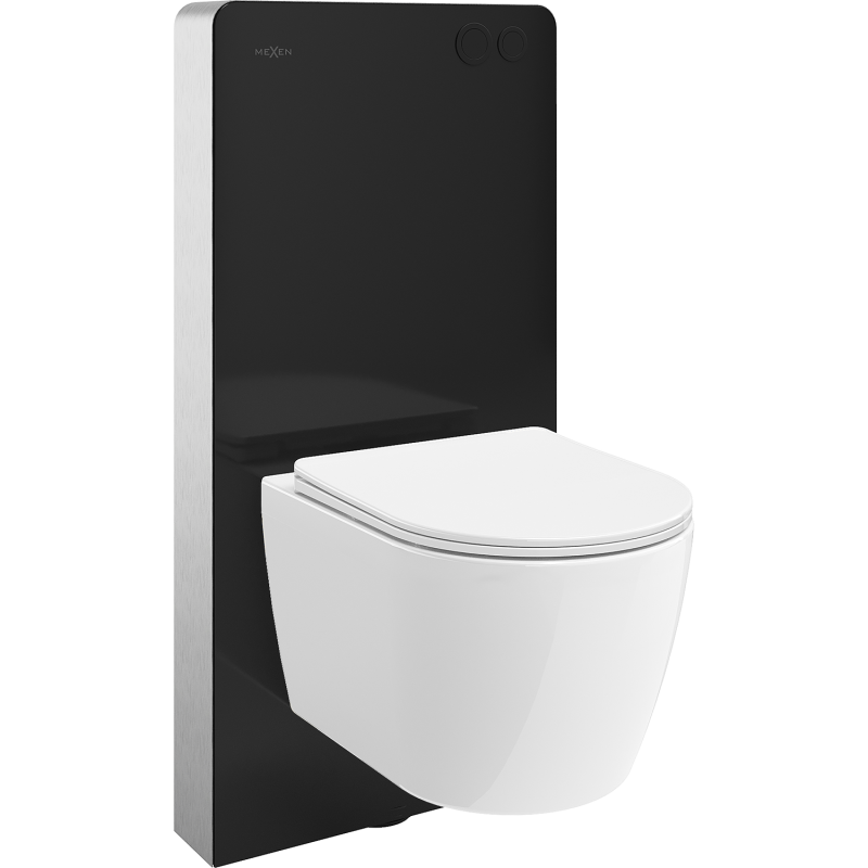 Mexen zestaw natynkowy WC stelaż pneumatyczny Tex Air G z miską WC Carmen i deską wolnoopadającą, biały - 615030884000A-70