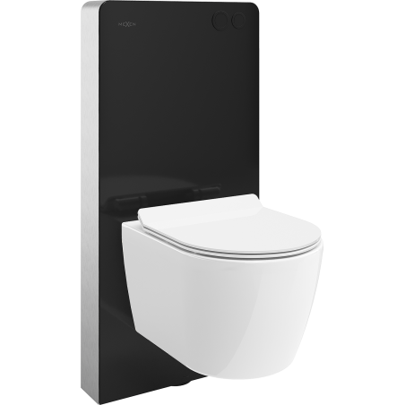 Mexen zestaw natynkowy WC stelaż pneumatyczny Tex Air G z miską WC Carmen 2.0 i deską wolnoopadającą, biały - 61503088L4000A-70