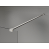 Mexen Kioto+ ścianka prysznicowa z półką Walk-in 80 x 200 cm, brąz 8 mm, nikiel szczotkowany - 800-080-121-97-32