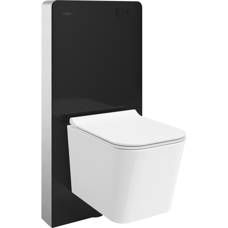 Mexen zestaw natynkowy WC stelaż pneumatyczny Tex Air G z miską WC Teo i deską wolnoopadającą, biały - 615030850700A-70
