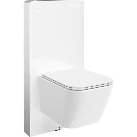 Mexen zestaw natynkowy WC stelaż pneumatyczny Tex Air G z miską WC Madox i deską wolnoopadającą, biały - 615030154000A-20