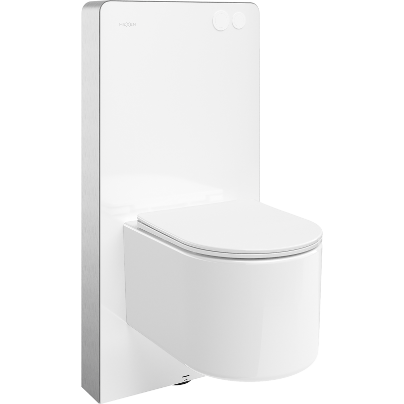 Mexen zestaw natynkowy WC stelaż pneumatyczny Tex Air G z miską WC Sofia i deską wolnoopadającą, biały - 615030544000A-20