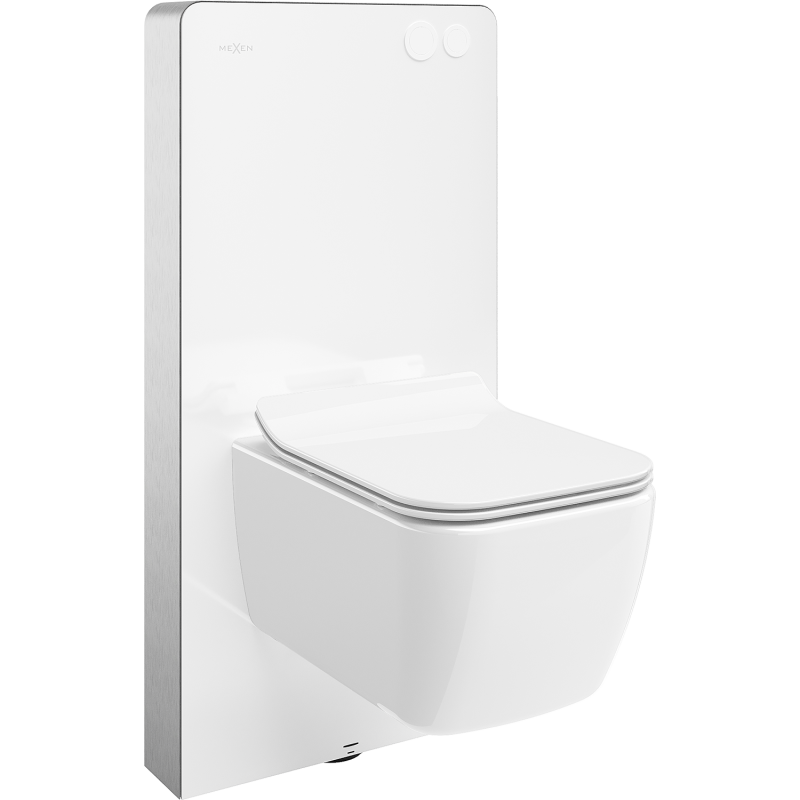 Mexen zestaw natynkowy WC stelaż pneumatyczny Tex Air G z miską WC Stella i deską wolnoopadającą, biały - 615030680800A-20