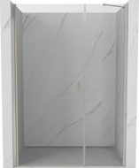 Mexen Mist-B drzwi prysznicowe uchylne 105 cm, transparent, nikiel szczotkowany - 8A2-105-001-97-00
