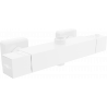 Mexen Cube termostatyczna bateria prysznicowa, biała - 77250-20