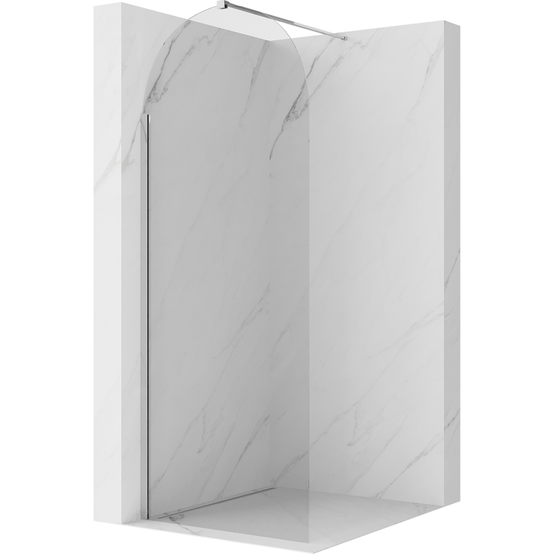 Mexen Kioto-P ścianka prysznicowa Walk-in 70 x 200 cm, transparent 8 mm, chrom - 800-070-101-01-00-P