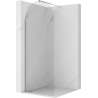 Mexen Kioto-P ścianka prysznicowa Walk-in 70 x 200 cm, transparent 8 mm, chrom - 800-070-101-01-00-P
