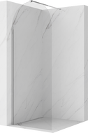 Mexen Kioto-P ścianka prysznicowa Walk-in 70 x 200 cm, transparent 8 mm, chrom - 800-070-101-01-00-P
