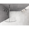 Mexen Kioto-P ścianka prysznicowa Walk-in 70 x 200 cm, transparent 8 mm, chrom - 800-070-101-01-00-P