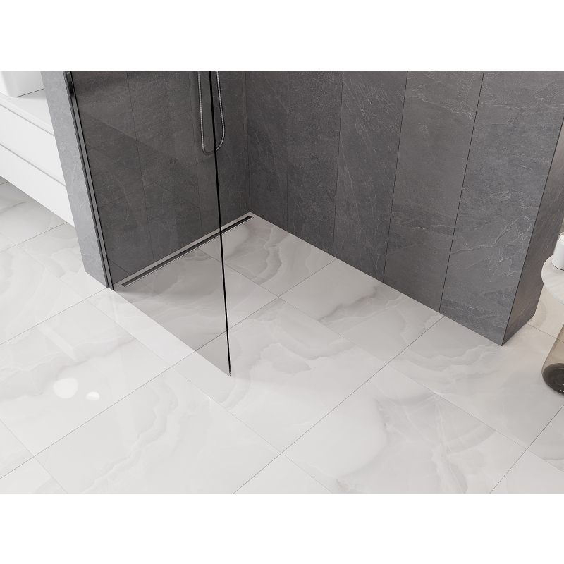 Mexen Kioto-P ścianka prysznicowa Walk-in 70 x 200 cm, transparent 8 mm, chrom - 800-070-101-01-00-P
