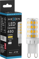 Mexen Aura żarówka LED G9, 4W, Ciepła - 3000K, 480 lm - L121-G9-0430-01