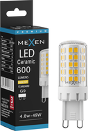 Mexen Aura żarówka LED G9, 4,8W, Ciepła - 3000K, 600 lm - L121-G9-0530-01