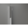 Mexen Kioto-Q ścianka prysznicowa Walk-in 80 x 200 cm, transparent 8 mm, chrom - 800-080-101-01-00-Q