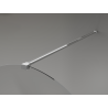 Mexen Kioto-Q ścianka prysznicowa Walk-in 80 x 200 cm, transparent 8 mm, chrom - 800-080-101-01-00-Q