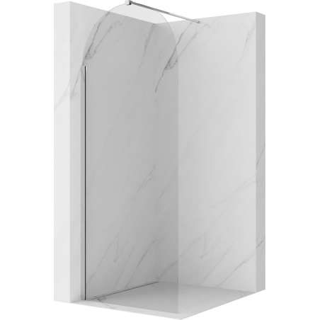 Mexen Kioto-Q ścianka prysznicowa Walk-in 80 x 200 cm, transparent 8 mm, chrom - 800-080-101-01-00-Q