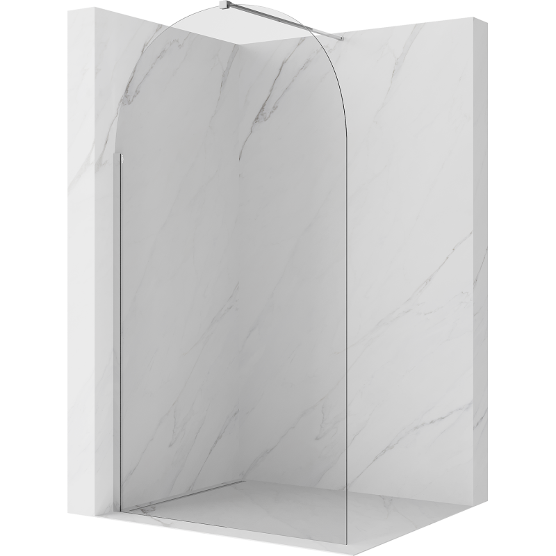 Mexen Kioto-Q ścianka prysznicowa Walk-in 90 x 200 cm, transparent 8 mm, chrom - 800-090-101-01-00-Q
