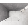 Mexen Kioto-Q ścianka prysznicowa Walk-in 90 x 200 cm, transparent 8 mm, chrom - 800-090-101-01-00-Q