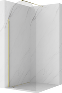 Mexen Kioto-Q ścianka prysznicowa Walk-in 80 x 200 cm, transparent 8 mm, chrom - 800-080-101-01-00-Q