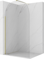 Mexen Kioto-Q ścianka prysznicowa Walk-in 90 x 200 cm, transparent 8 mm, złota - 800-090-101-50-00-Q