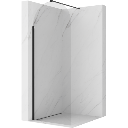 Mexen Kioto-Q ścianka prysznicowa Walk-in 80 x 200 cm, transparent 8 mm, gun gray szczotkowany - 800-080-101-66-00-Q